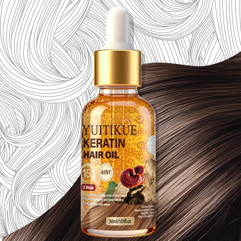 YUITIKUE Keratin Hair Oil – Protein Infused, All Hair Types 30ml Keratin Hair Oil Zpaxo