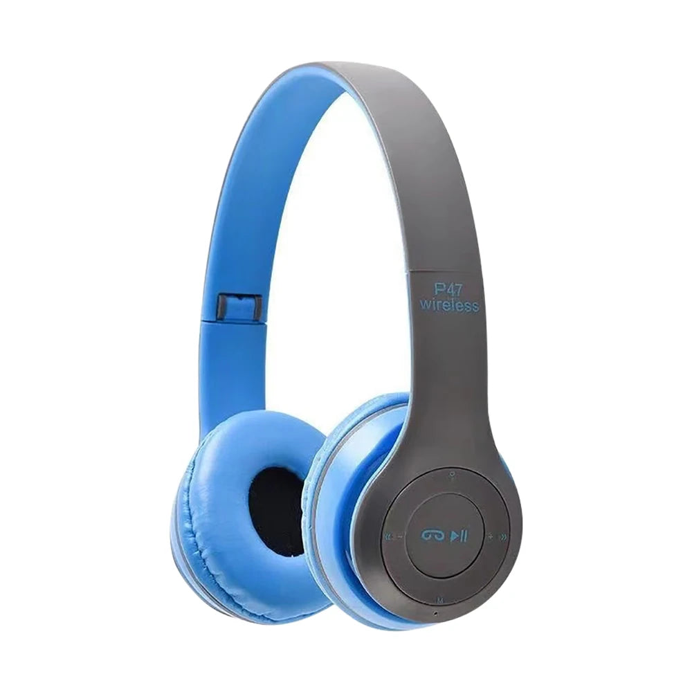 TWS Wireless Bluetooth 5.3 Headphones Over Ear HIFI Stereo Headsets Noise Reduction Sports Gaming Earphone Music Player With Mic Zpaxo