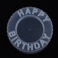 Cake Printing PP Mould DIY Happy Birthday Mold Handmade Foam Zpaxo S