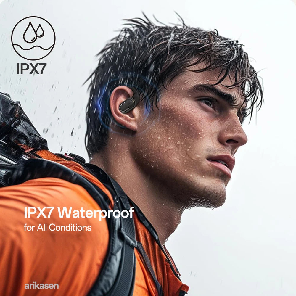Wireless Headphones OWS Sports Open Ear Bluetooth 5 4 Earphones Mic