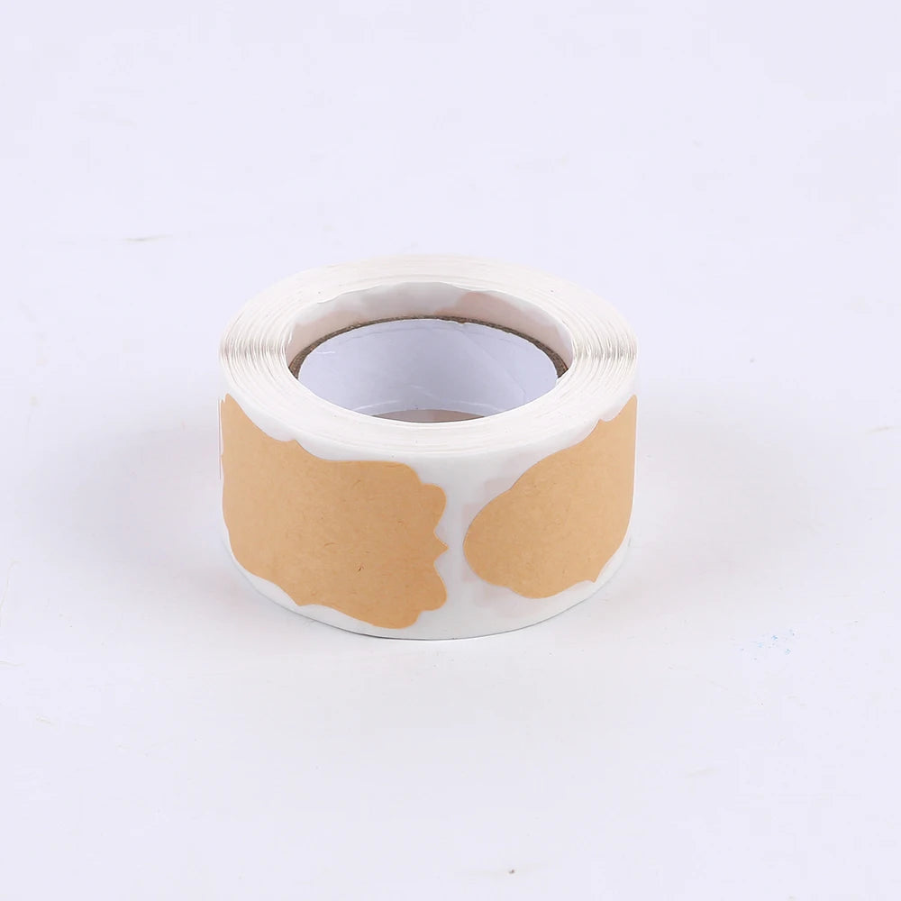 250Pcs/Roll Gift Tags Stickers Blank Name Labels Stickers Self-Adhesive Jar Labels for Presents Cosmetic Decoration Jars Food Zpaxo
