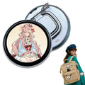 Anime E-Badge 1.85" Touch Screen LED Display Pin | Video Playback Wearable Display Badge Zpaxo A