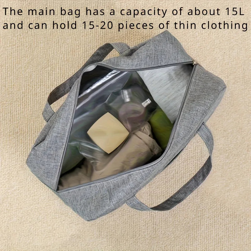 Stylish Folding Travel Bag Large Capacity Carry-on Organizer Multiple