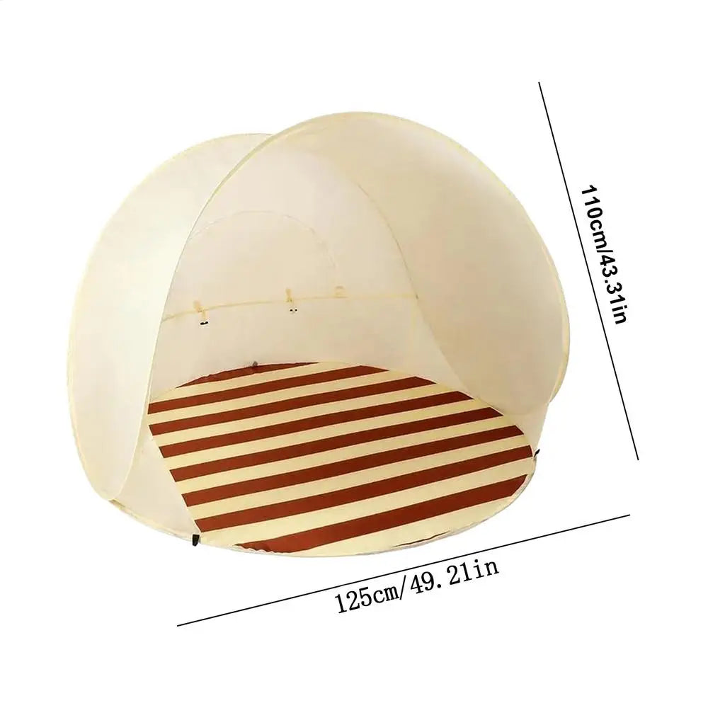 Beach Tent 3 4 Person Easy Pop Camping Canopy Shelter Ventilating