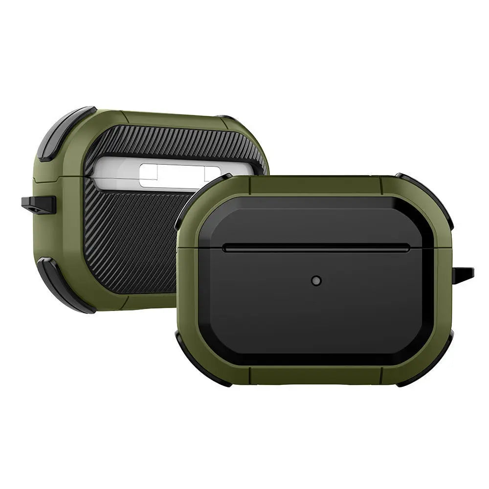 Earphone Protective Case Shockproof Headphone Case With Keyring For Apple Airpods Pro 2 1 AirPods 3 2 1 Headset Case Accessories Zpaxo Green For Airpods Pro 1