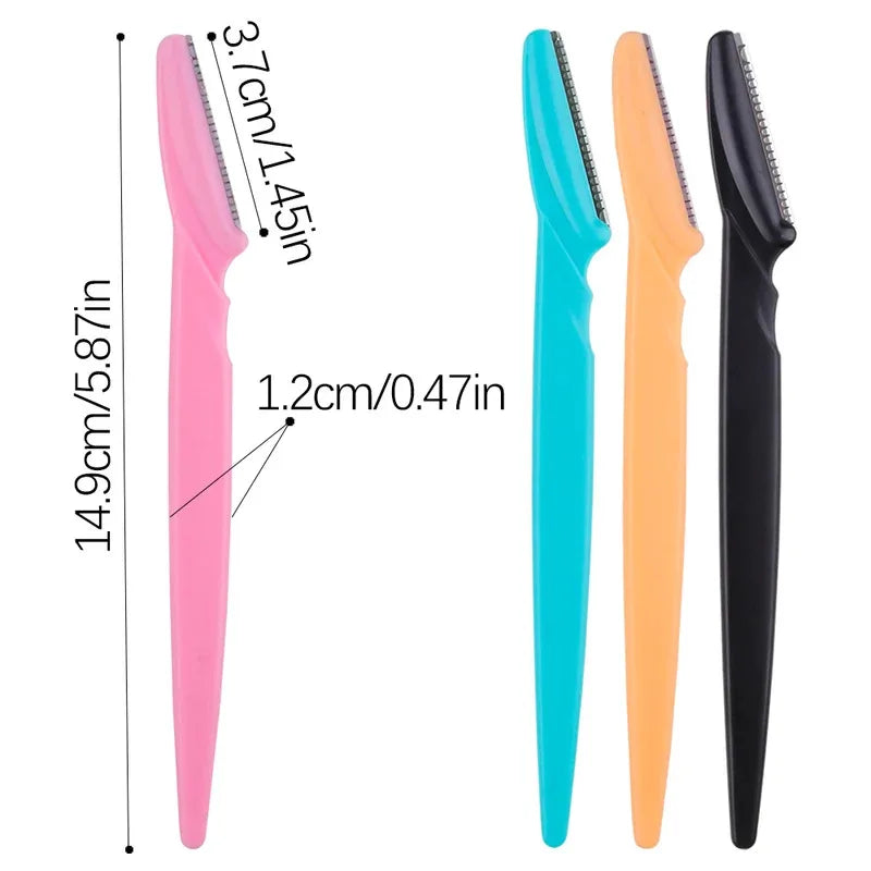 Eyebrow Trimmer Razor Set – Portable Face Shaper 3/4/10 Pcs