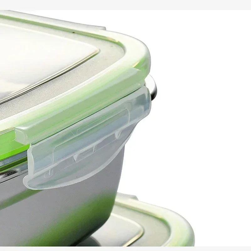 304 Stainless Steel Leak-Proof Lunch Box | Food Storage Container Food Storage Container Zpaxo