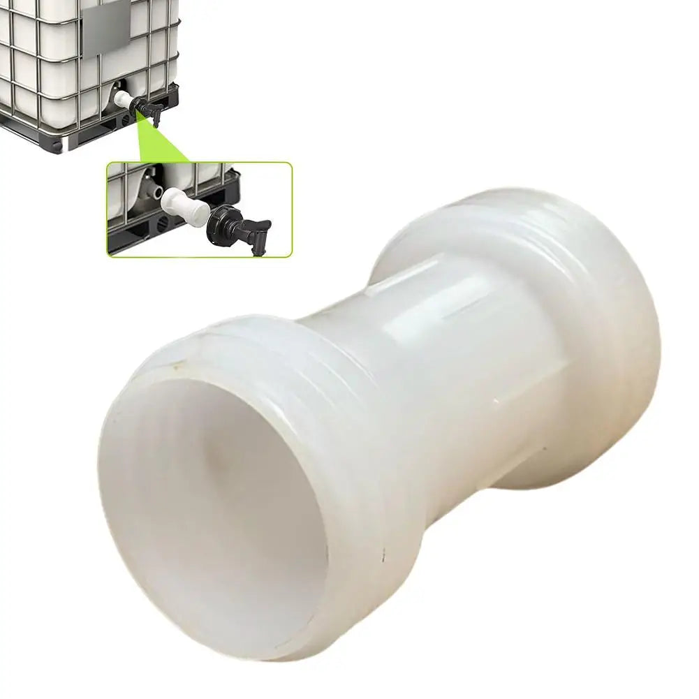 IBC Tote Tank 60mm Drain Extension Adapter Pipe – PVC Drain Extension Adapter Zpaxo white