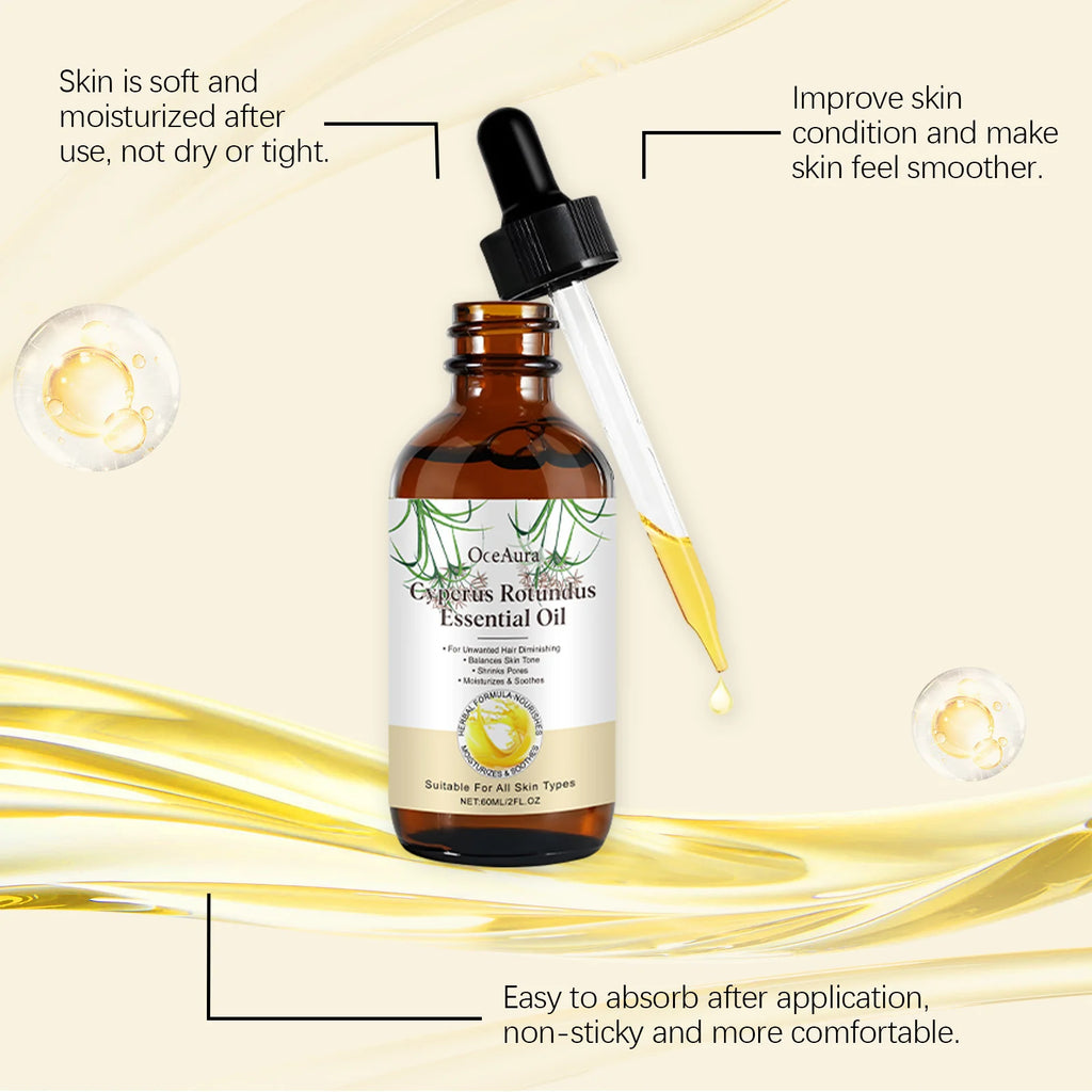 OceAura Cyperus Rotundus Oil – Hair Growth Reducer & After Shave Hair Growth Reducer Oil Zpaxo