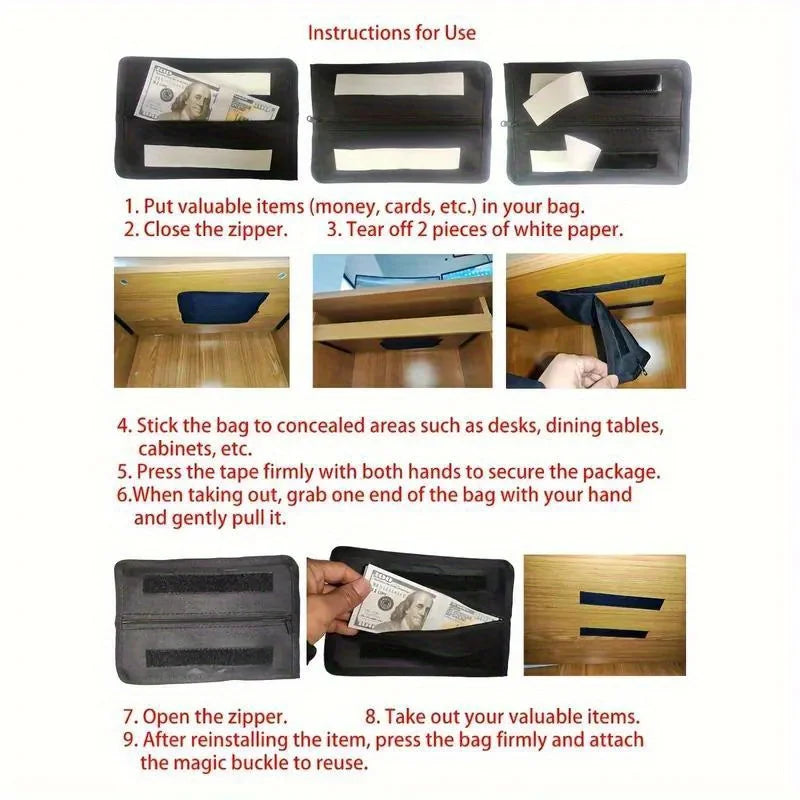 1 Secret Compartment Perfect Hiding Valuables Such As Coins Account Zpaxo