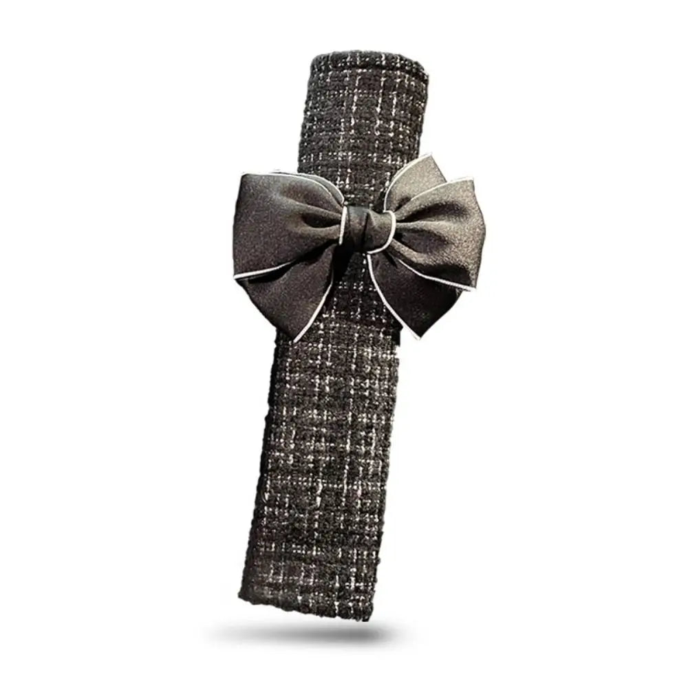 Bowknot Car Seat Belt Cover Breathable Wear-resistant Shoulder Pad Zpaxo