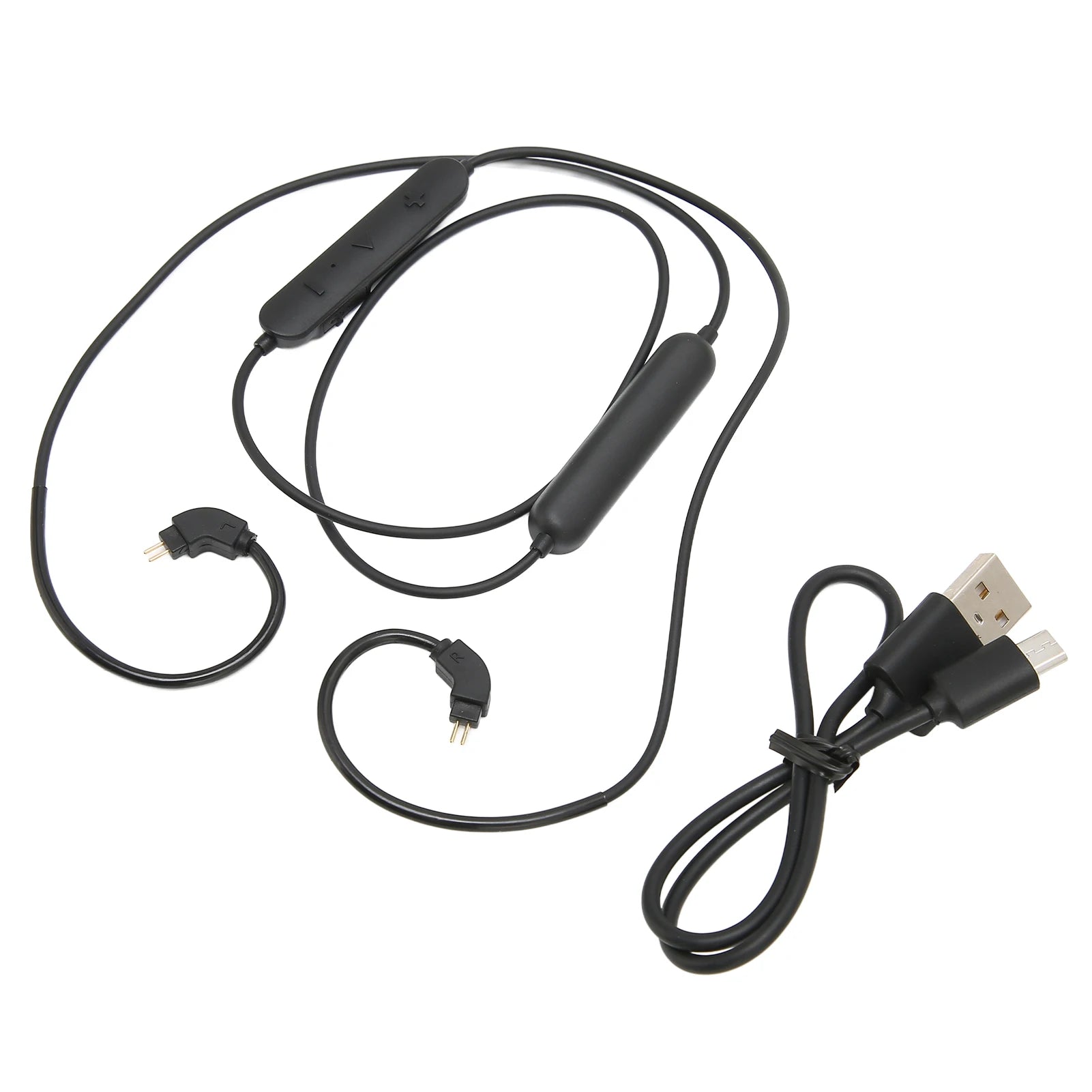 Earphone BT Cable Ergonomic Design Volume Control OFC Earbuds Upgrade
