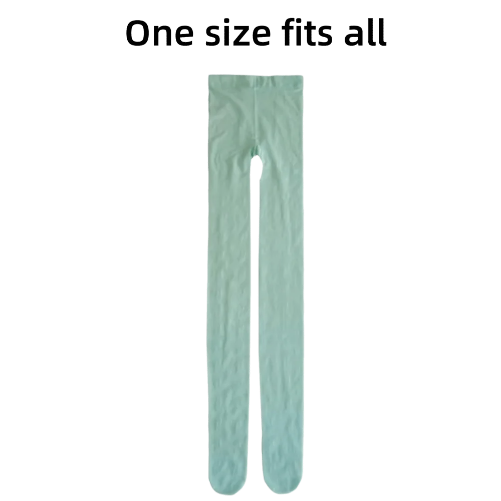 Summer Thin Mint Wave Green Stockings Lace Nylon Women's Leggings Spring Autumn Breathable Enhancing Pantyhose Zpaxo