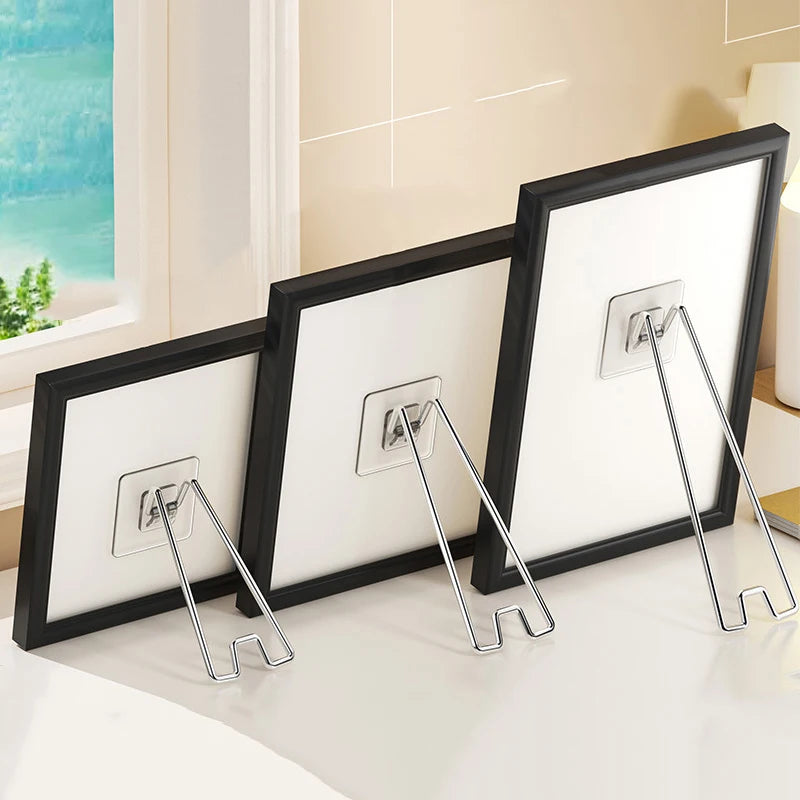 No Drill Nail Photo Frame Stand Desktop Display Holder Pictures Zpaxo