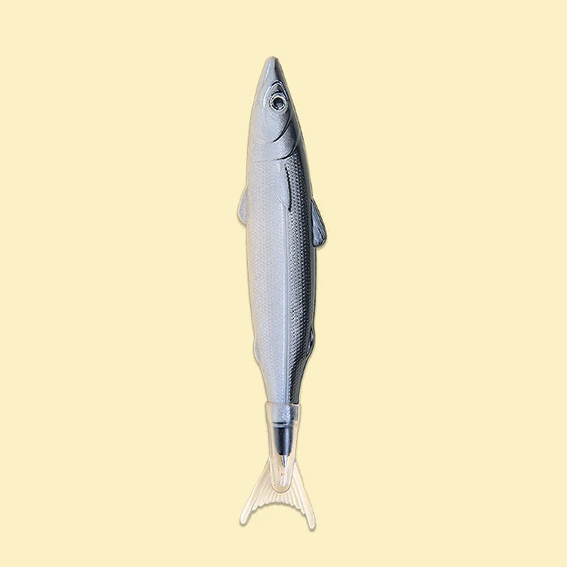 Creative Funny Fish Shaped Pen Bag Pens Crucian Carp Pencil Case Funny Student Stationery Supplies Storage Pens Organizer Zpaxo A3