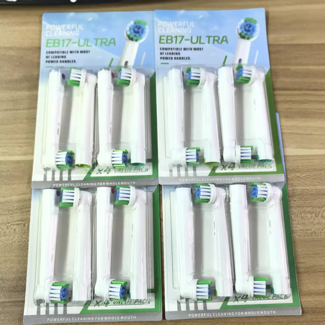 Wholesale 4/16/20/80pcs Set/lot Electric Toothbrush Head For Oral B Sensitive Replacement Brush Heads D25 D30 D32 D18 4739 3709 Zpaxo EB17Ultra 16pcs