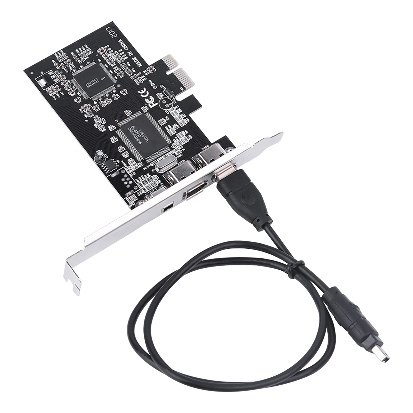 Firewire Controller Card Pci E PCI-E Express 1394a IEEE 1394 Cable