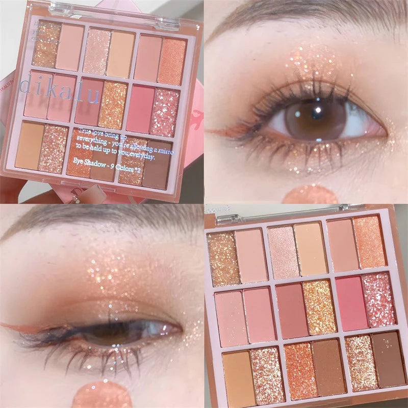 18Color Eyeshadow Palette Gliter Eyes Shadow Long Lasting Korean Eye Zpaxo 04