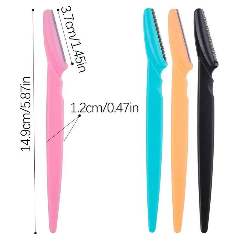 Eyebrow Trimmer Razor Set – Precision Face Shaper 5/10 Pcs