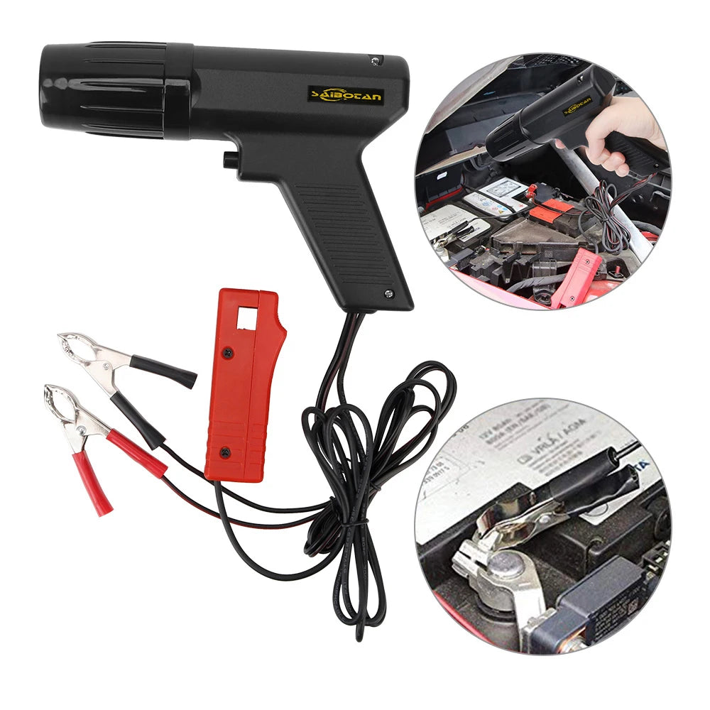 Ignition Timing Light 12V Strobe Lamp Inductive Petrol Engine