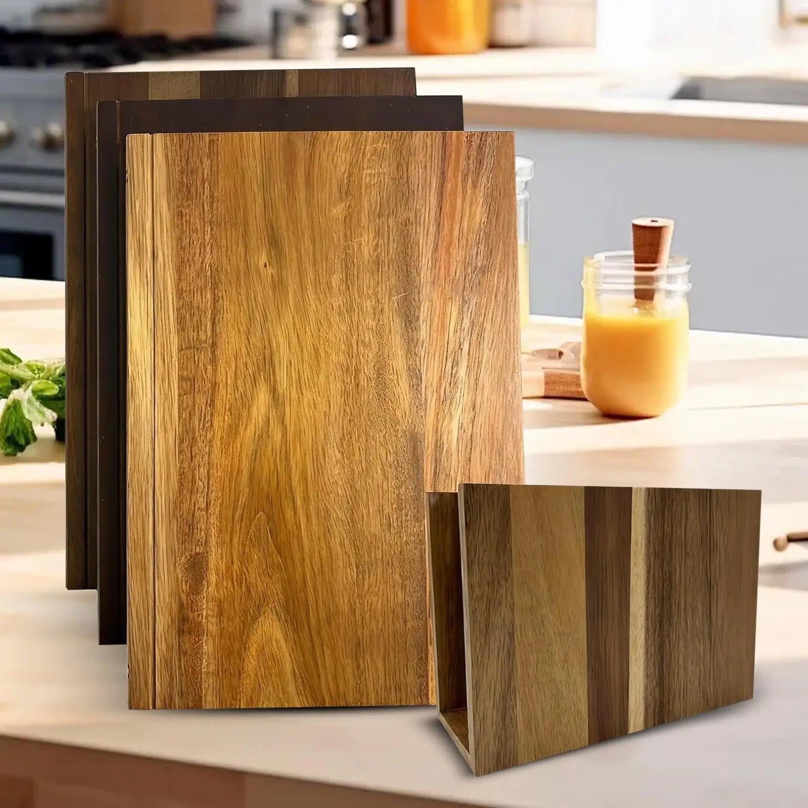 Cutting Boards for Kitchen 3 Pieces Book Shaped Thickened Supplies Chopping Boards for Kitchen for Cheese Meat Vegetables Home Zpaxo