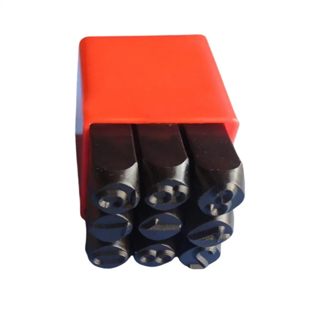 Steel Letter Number Stamp Precision Punch Set for Leather Craft Tools DIY Metalworking and Wood Personalization Zpaxo
