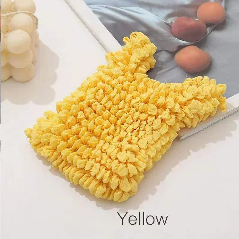 Foldable Expandable Stretch Storage Bag – Mini Pleated Pouch Expandable Storage Pouch Zpaxo Yellow