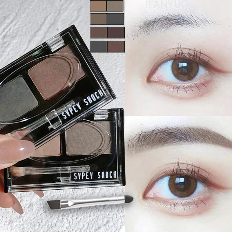 Two-color Eyebrow Powder Shadow Waterproof Sweat-proof