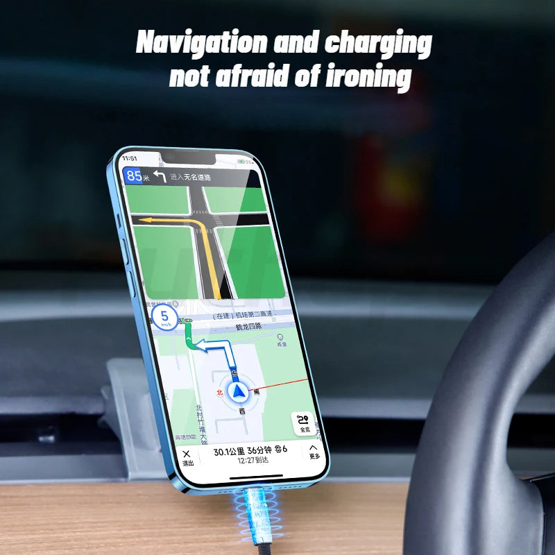 60W USB-C Elbow Fast Charging Cable for Tesla Model 3 & Y