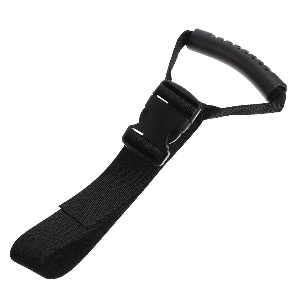 Adjustable Car Door Handle Assist Nylon Strap Non-slip Grip Safety Zpaxo Black-25MM