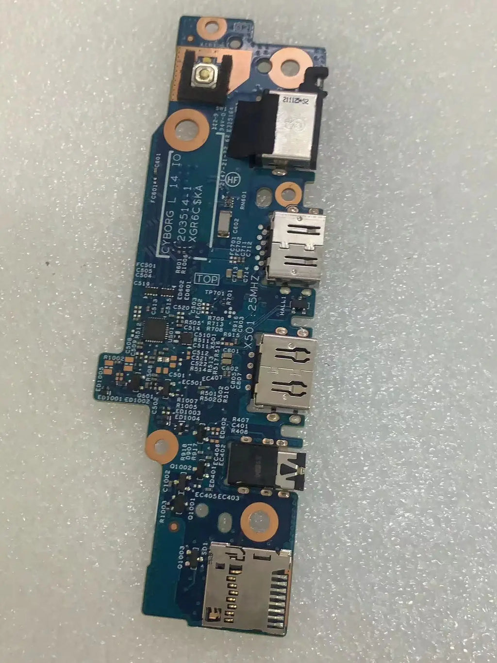 Used-like Dell Latitude 3420 Right-side IO Circuit Board SD Slot