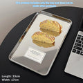 Nordic Rectangle Stainless Steel Tray Buffet Presentation Food