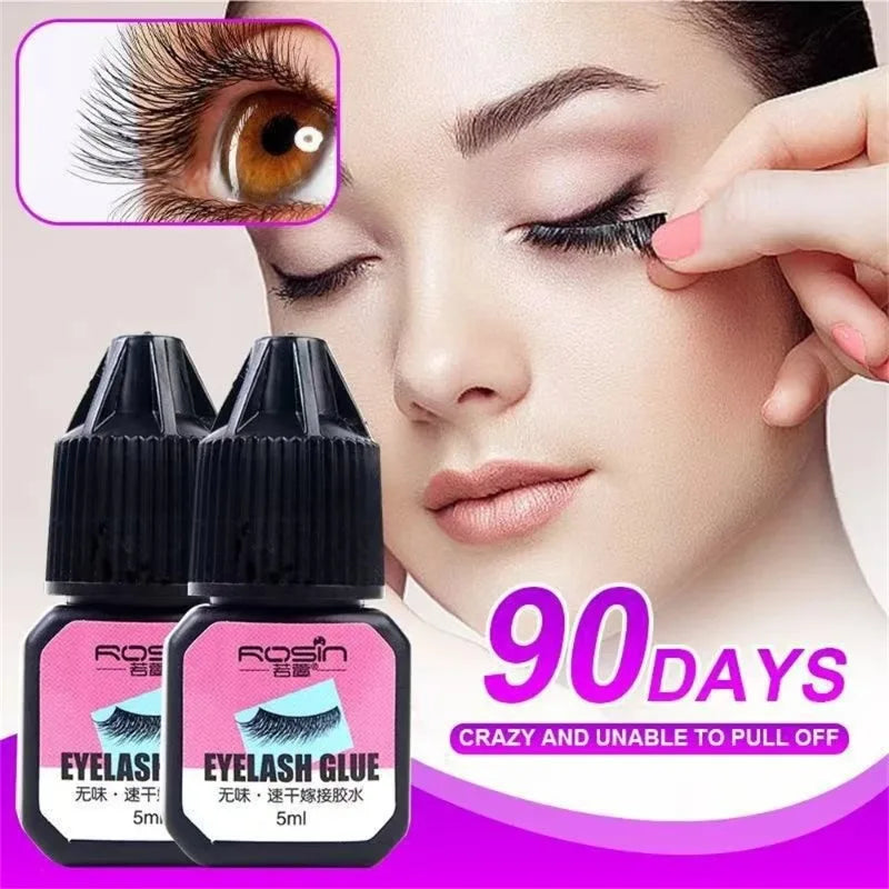 1- Waterproof Eyelashe Extension Glue Long Lasting Quick Dry Grafting