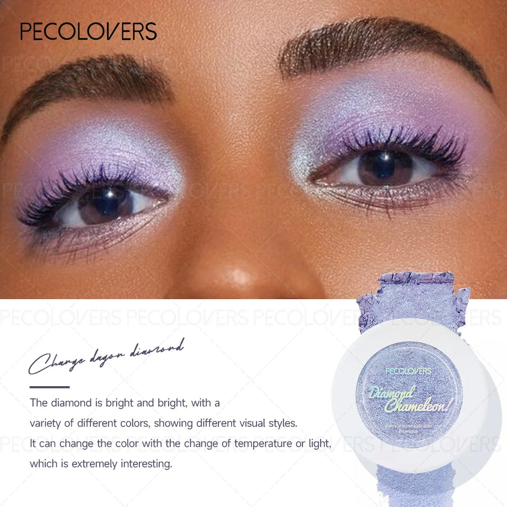 1PC Chameleon Glitter Eyeshadow Powder - Pearly Shimmer, Easy to Apply, Lazy Eyeshadow, Christmas Gift Zpaxo