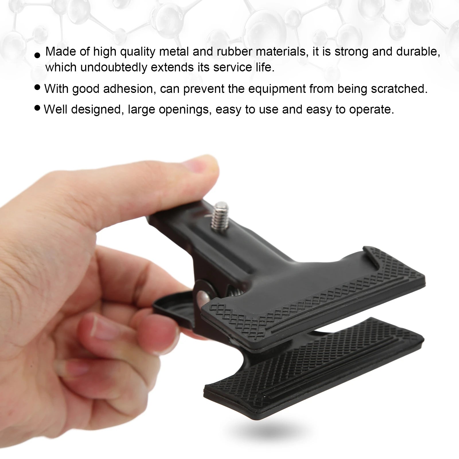 Background Cloth Clip 1 Screw Good Adhesion Rubber Coated Holder
