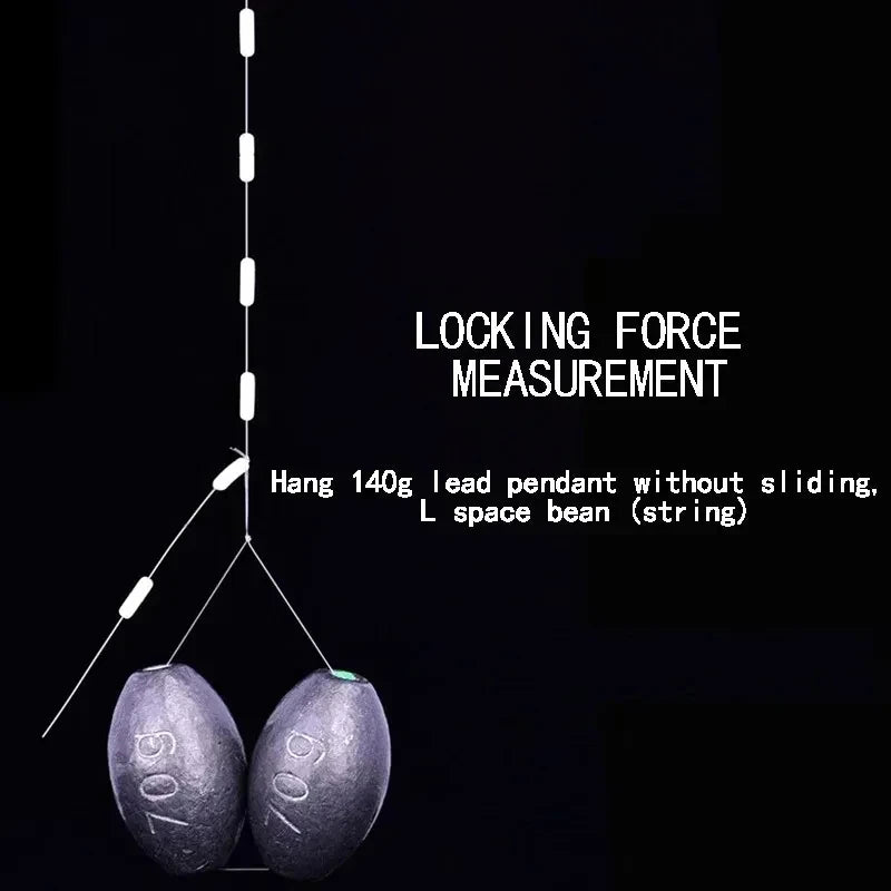 Silicone Fishing Float Stoppers 300pc – Bobber Space Beans Set