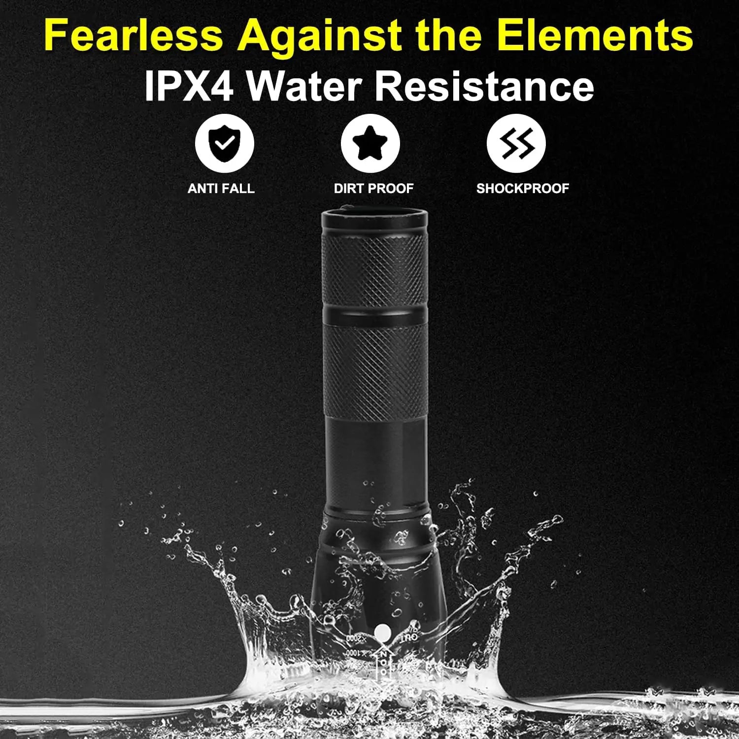 POCKETMAN 2-in-1 UV Blacklight & White LED Flashlight Torch