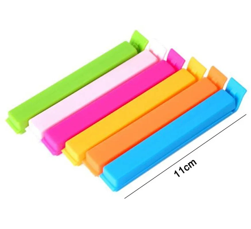 10/20Pcs Portable New Kitchen Storage Food Snack Seal Sealing Bag Clips Sealer Clamp Plastic Tool Kitchen Accessories Wholesale Zpaxo