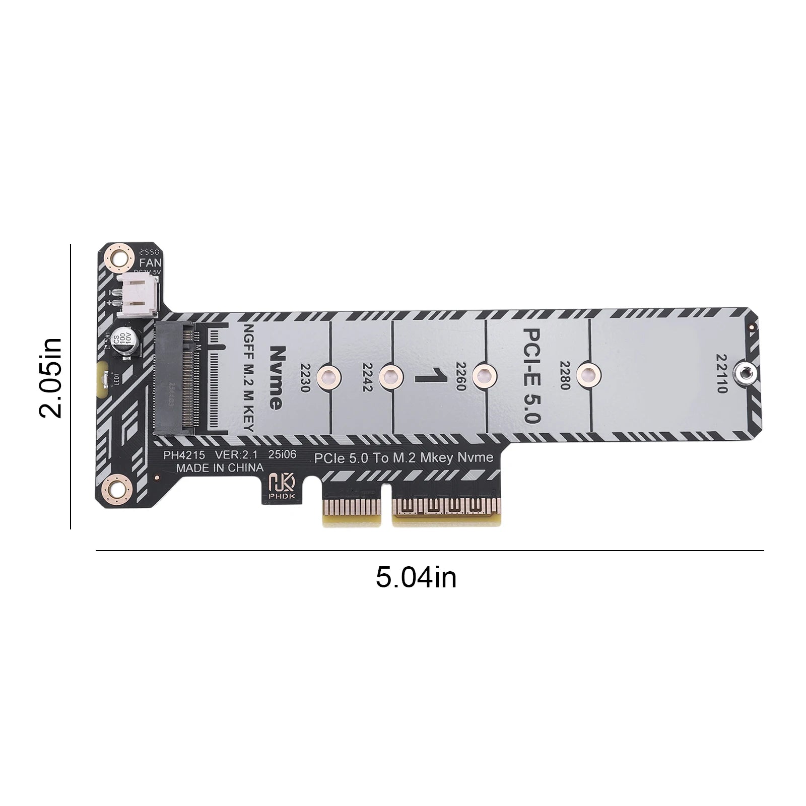 M 2 NVME SSD Adapter Full Height Low Profile Bracket Support 2230 42