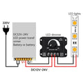 DC 12V 24V LED Dimmer Switch 30A 360W Adjustable Voltage Regulator Zpaxo LED Dimmer
