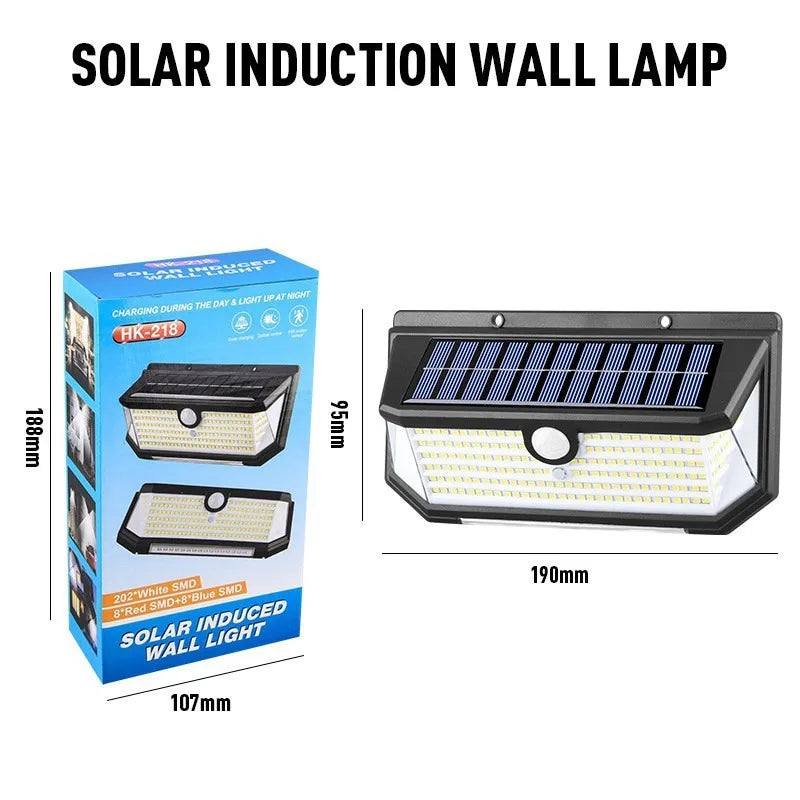 Solar Lights 3 Modes Motion Sensor Garden Outdoor 218LED Spotlight Zpaxo 1PCS-218 China Mainland