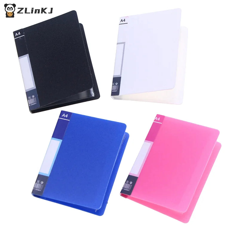 ▶1Pcs Miniature Dollhouse File Book Folder Binder - Home Model Decor Toy Doll House Accessories 1:12 Scale Simulation Furniture Zpaxo