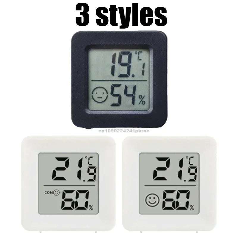 1/3/4/6PCS Mini LCD Digital Thermometer Hygrometer Indoor Room Temperature Humidity Meter Sensor Gauge Weather Station Set Zpaxo