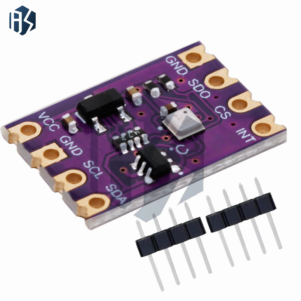 BMP580 High Precision Atmospheric Pressure and Temperature Sensor Module 2.0V-5.5V IIC SPI Compatible with BME280 BMP388 Zpaxo