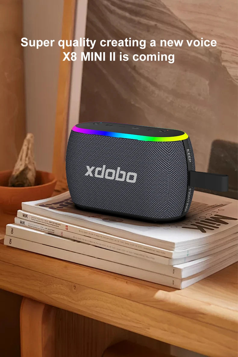 XDOBO X8 MINI II Speaker Wireless 30W Power Subwoofer Heavy Bass RGB Zpaxo