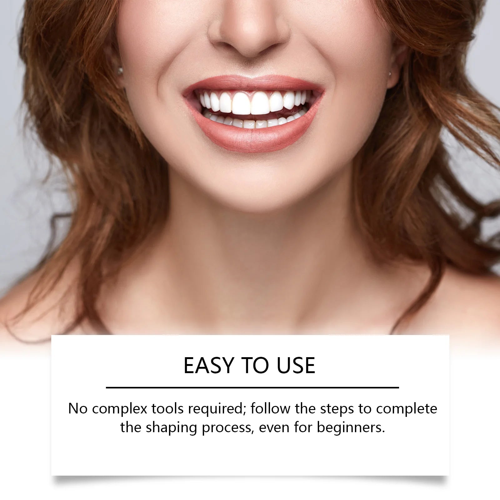 Temporary Denture Adhesive, Moldable Solid Dental Gel, Easy Convenient, Natural Comfortable Fit, Beautiful Perfect Teeth Zpaxo