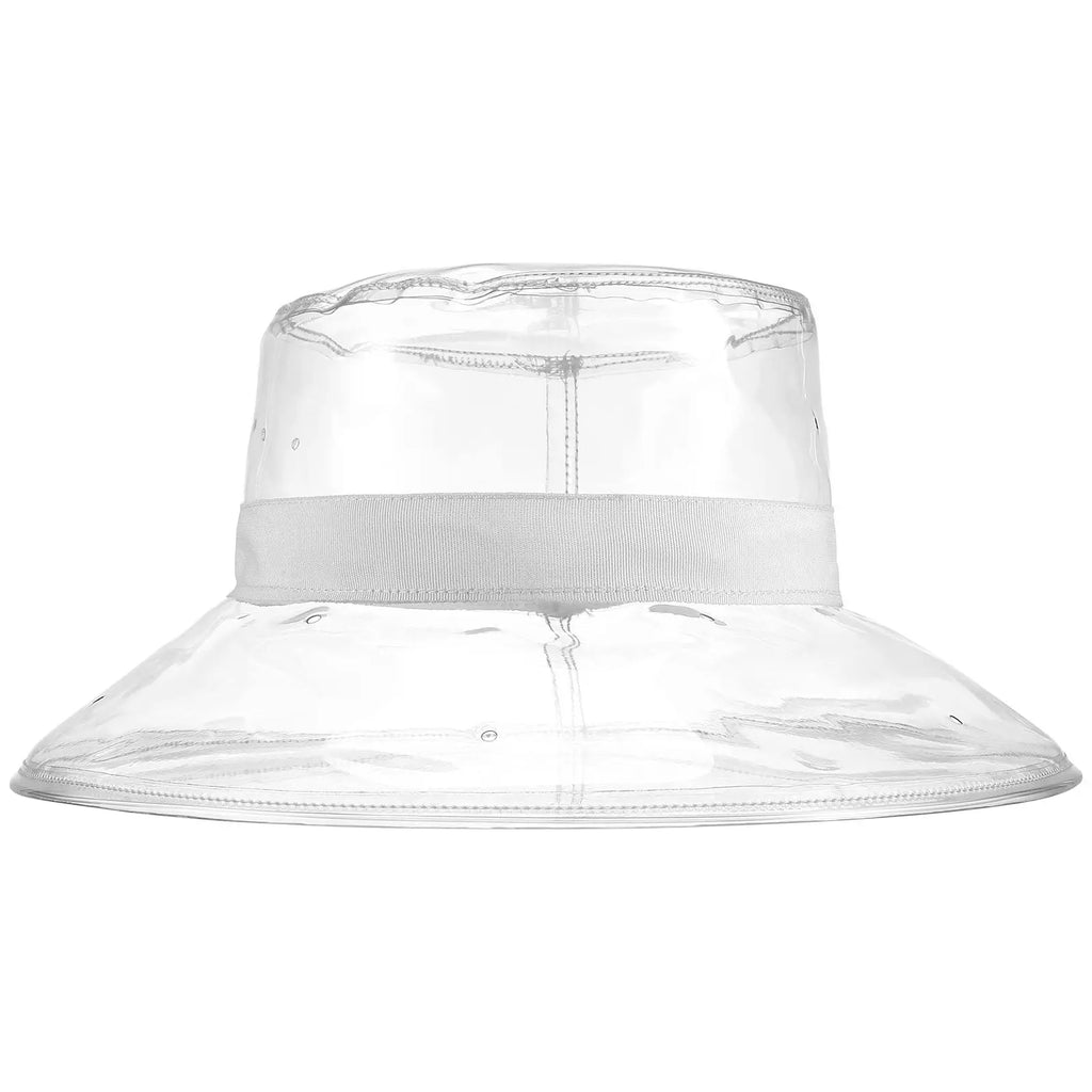 1Pcs Waterproof PVC Bucket Hat Transparent Fisherman Outdoor Beach Cycling Hiking Sun Protection Headwear Fisherman Hat Zpaxo Default Title