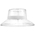 1Pcs Waterproof PVC Bucket Hat Transparent Fisherman Outdoor Beach Cycling Hiking Sun Protection Headwear Fisherman Hat Zpaxo Default Title