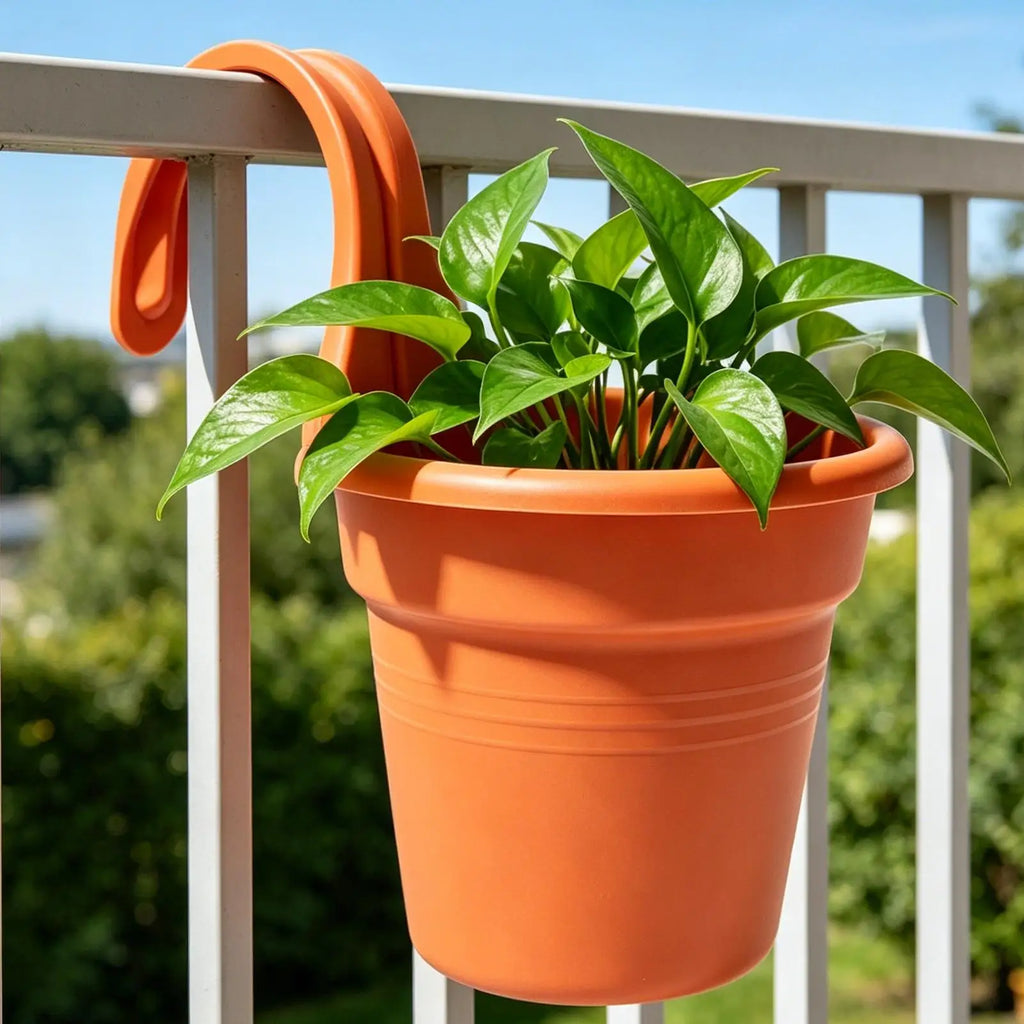 Flower Boxes Railings Semicircle Strawberry Holder Pots Drain Knob