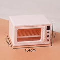 ▶1/12 Dollhouse Simulation Miniature Kitchen Appliances Model Dollhouse Air Fryer Beverage Machine Oven Rice Cooker Ornaments Zpaxo A1